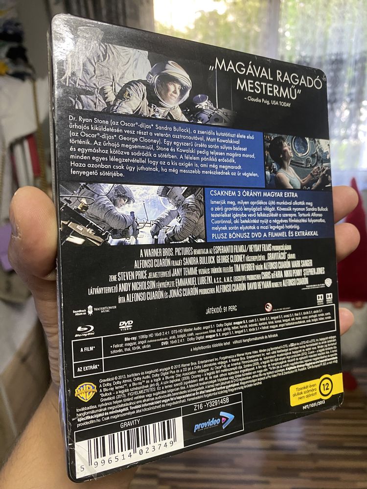 Blu-ray Gravity 2D+DVD steelbook
