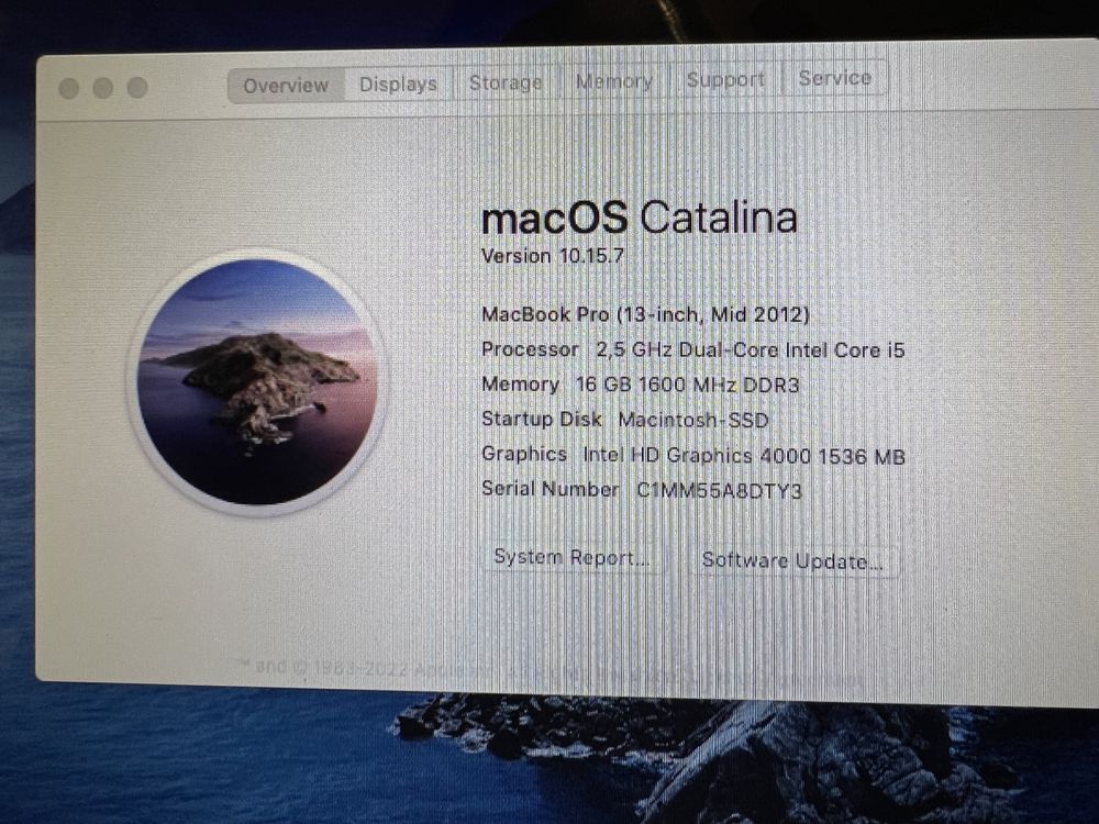 MacBook Pro 13inch Mid 2012