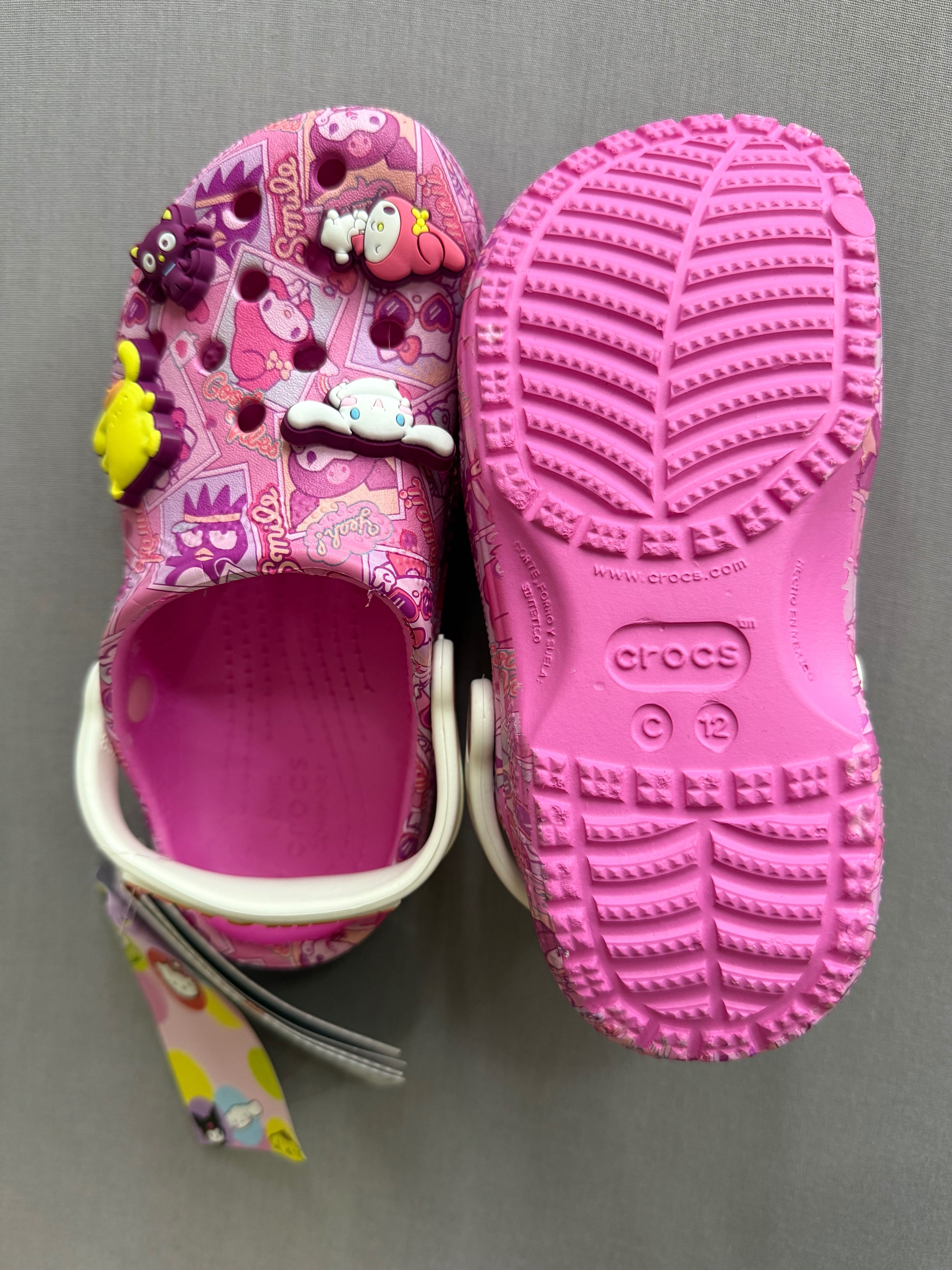 Яркие, красивые кроксы crocs Hello Kitty для девочек