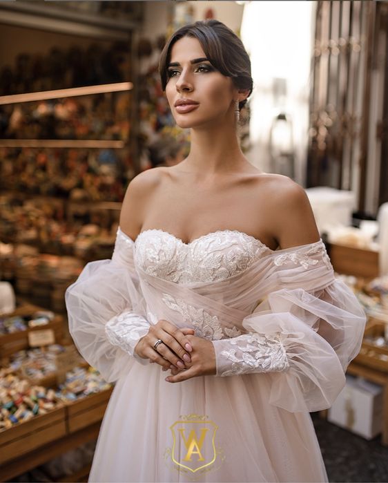 Rochie mireasa roze!