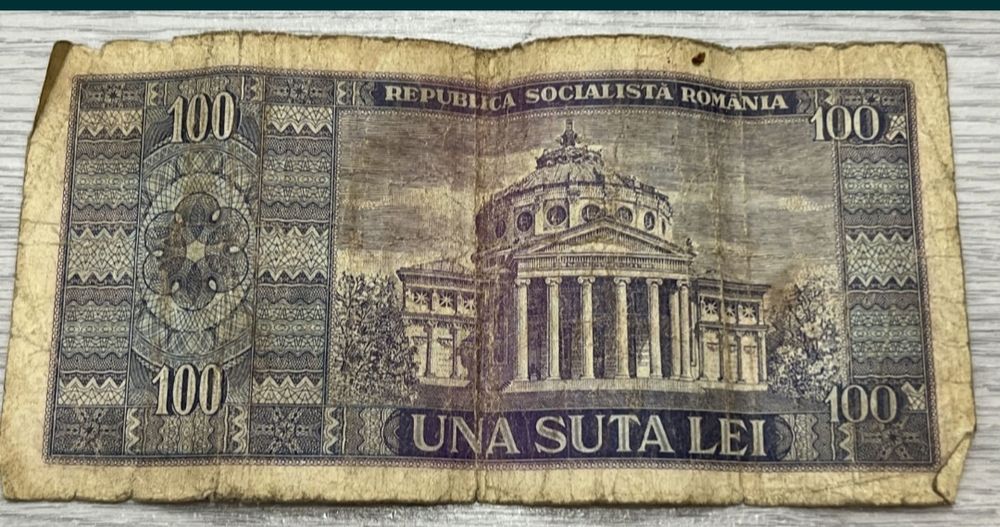 Bancnota 100 lei foarte veche foarte cautata