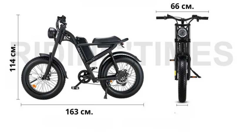 Електрически велосипед Riding Times FATBIKE Z8S 50km/h 48V/20.8AH 60km