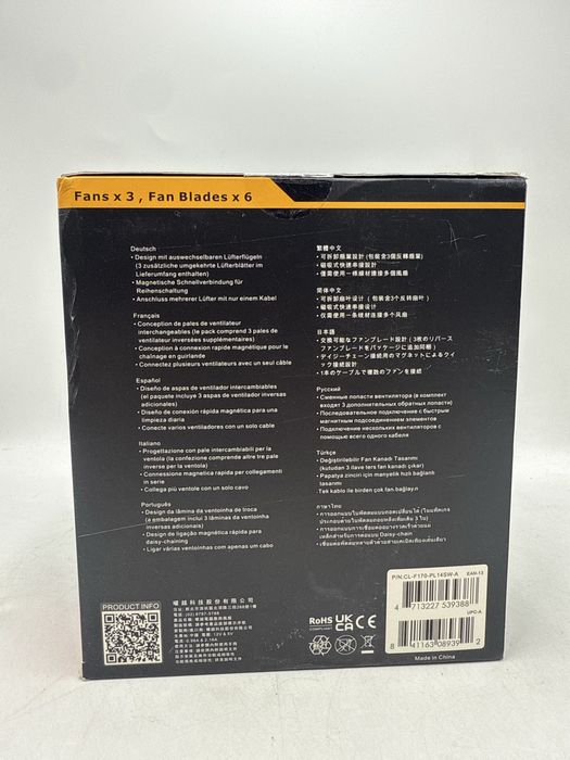 Set 3 Ventilatoare PC Thermaltake SWAFAN EX14, ARGB Sync Sigilate G