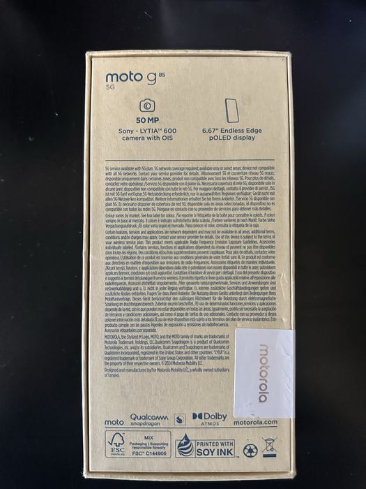 Motorola G85 256gb 12gb ram Urban Grey, liber in orice retea, NOU