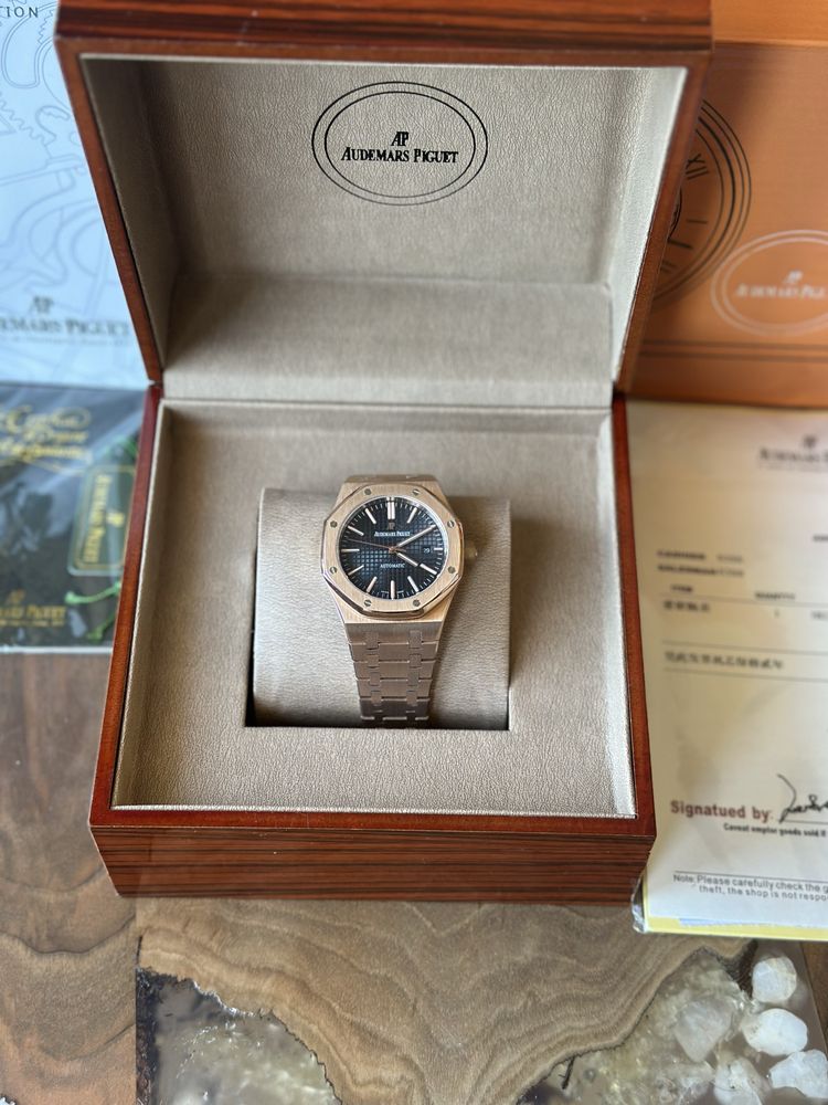 Audemars Piguet Royal Oak Gold and Black Dial 41 mm