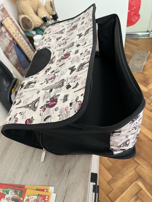 Geanta transport animale de companie 48x22x25 cm noua fara eticheta