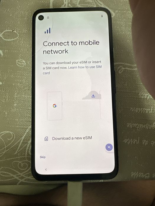 Google pixel 4a , liber retea frp fisurat
