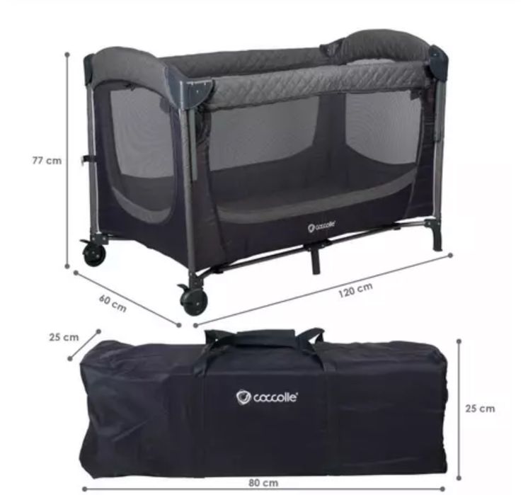 Patut bebe copii co-sleeper Insieme, Greystone,