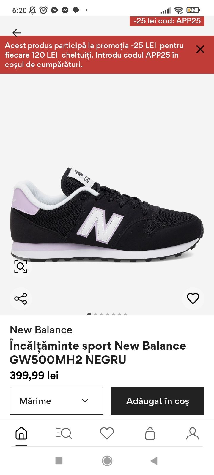 Adidași New Balance damă