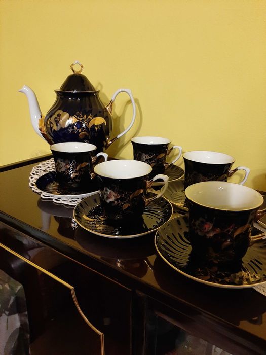 De vanzare serviciu cafea cu lapte cobalt