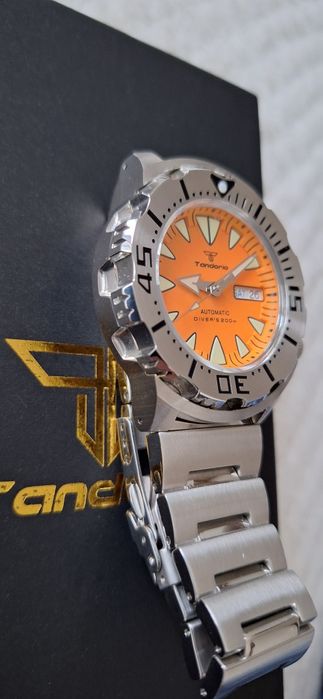 Nou! Seiko Monster homage. Ceas automatic cu Seiko NH35A.