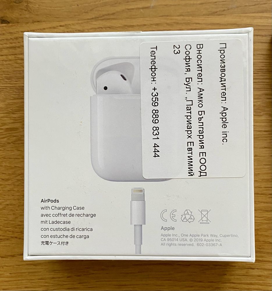 Apple Airpods 2nd gen. 24м.гаранция оригинални
