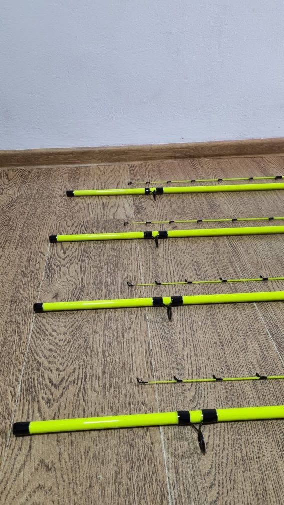 SET 3 Lansete Feeder 3.0m ROBINHAN Bolentino + 3 Mulinete FL QC5000