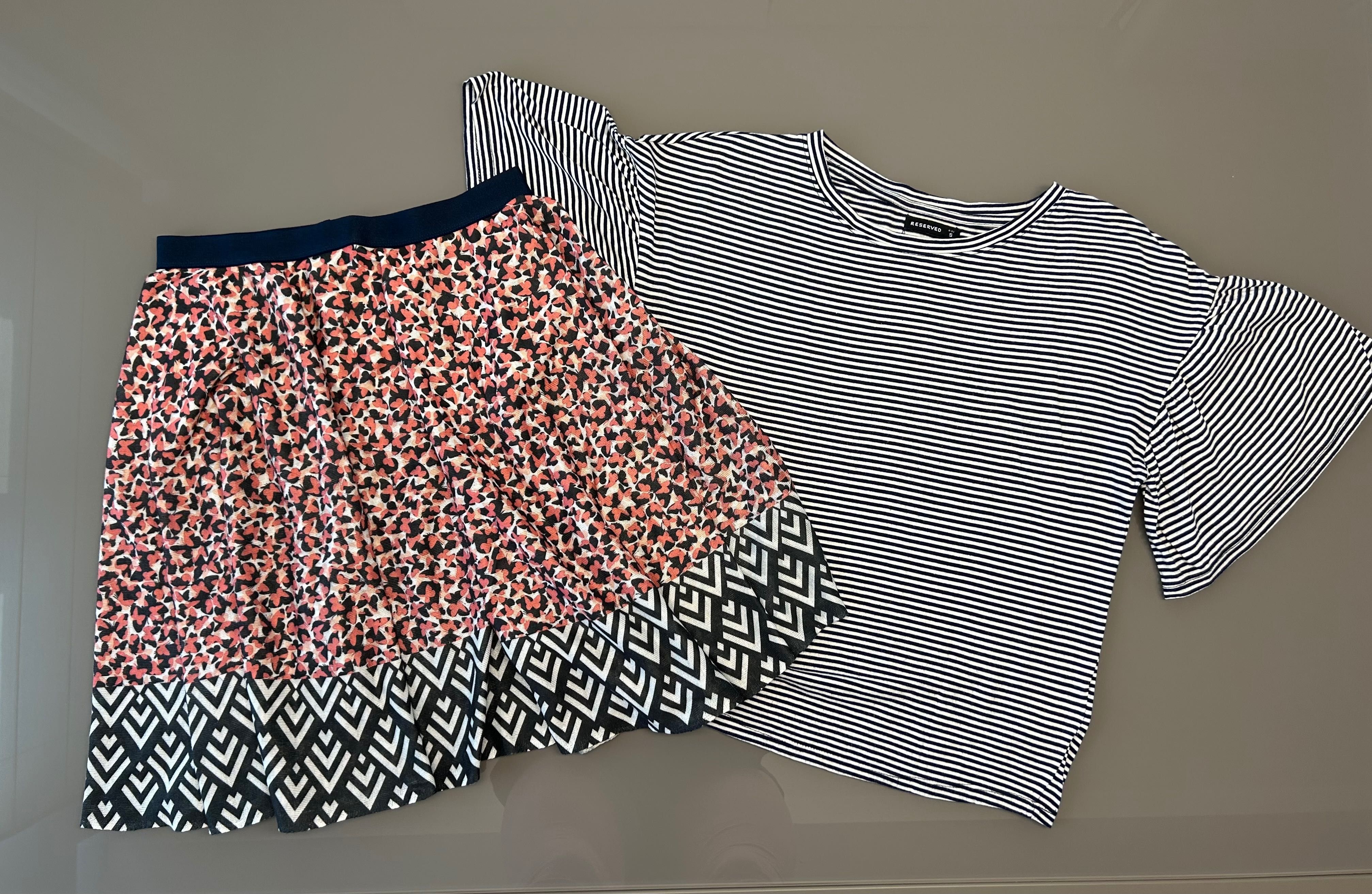 Поли с подарък блузка - Tommy Hilfiger, Diesel, Benetton и др., р-р S