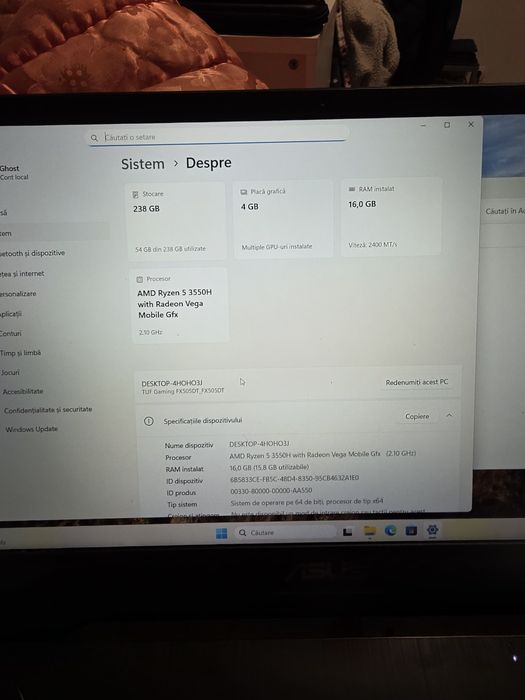 Vand laptop Asus TUF