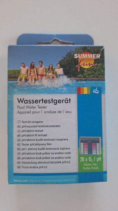 Tester ph si o2 piscina. Nou