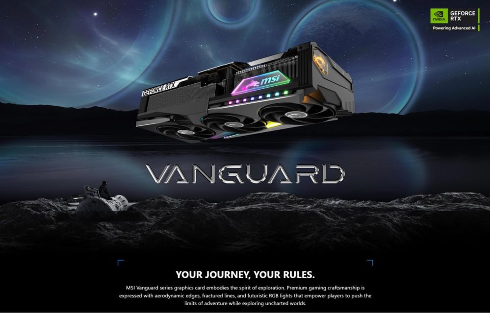 Msi vanguard geforce rtx 5090 32gb gddr7
