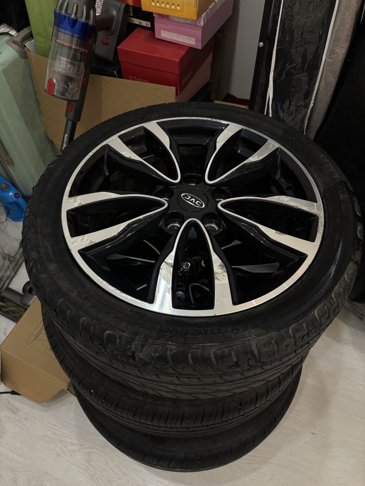 R17 jac j7 диски и шины родные
