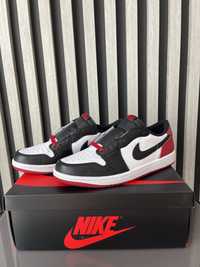 Jordan 1 low black toe