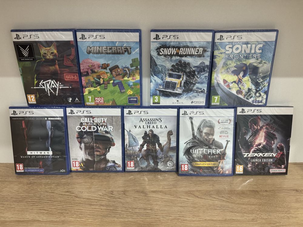 Диски для PS5 и PS4