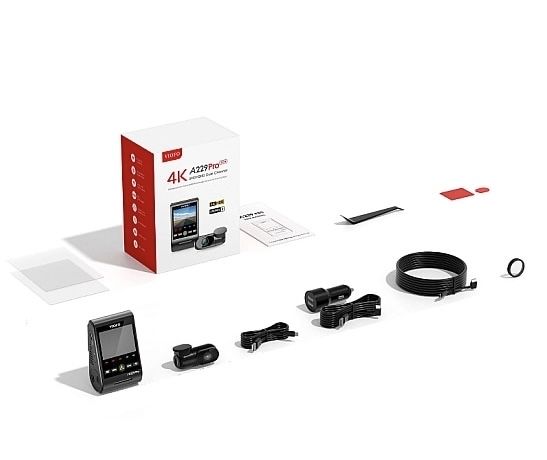 НОВО!!! DVR камера за кола Viofo A229 Pro 2CH, 4K, 2.4", GPS, Wi-Fi