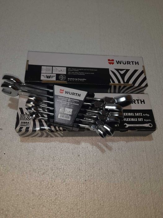 Set chei combinate clichetate oscilabil pe clichet WÜRTH zebra PROFI