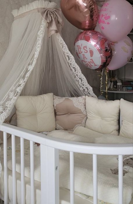 Комплект белья с  бортиками, одеяло- конверт на выписку