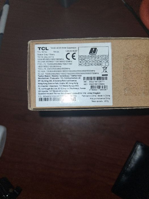 TCL 50 5G Space Gray чисто нов не използван