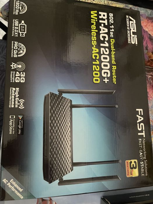 Router Wireless ASUS Gigabit RT-AC1200G Plus