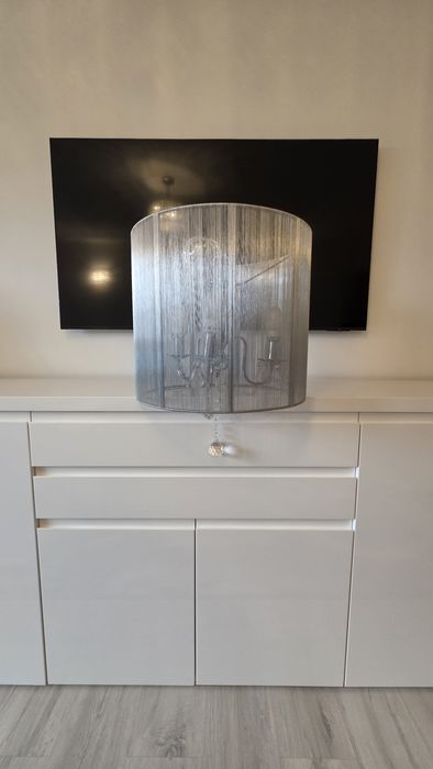 Candelabru argintiu / lustra tavan