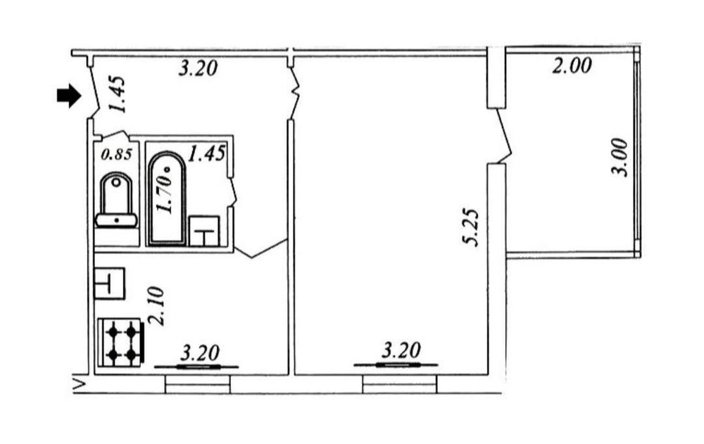 1-Комн. 2-Этаж. Улучшенка. Керамзит. Ттз-4.