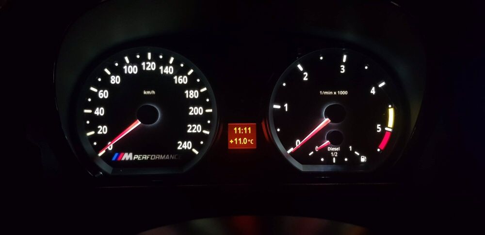 M километраж за BMW дизайнерски циферблати смяна на светодиоди и цвят