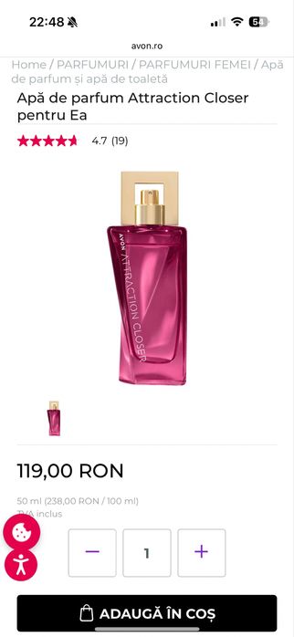 LOT 3 parfumuri avon