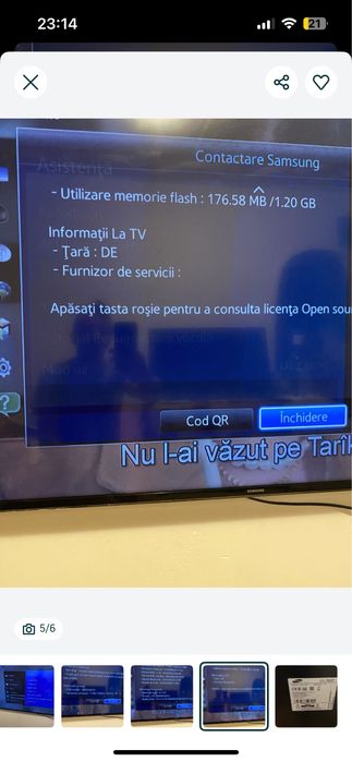 Televizor smart  Led 4k Model UE55H6P70