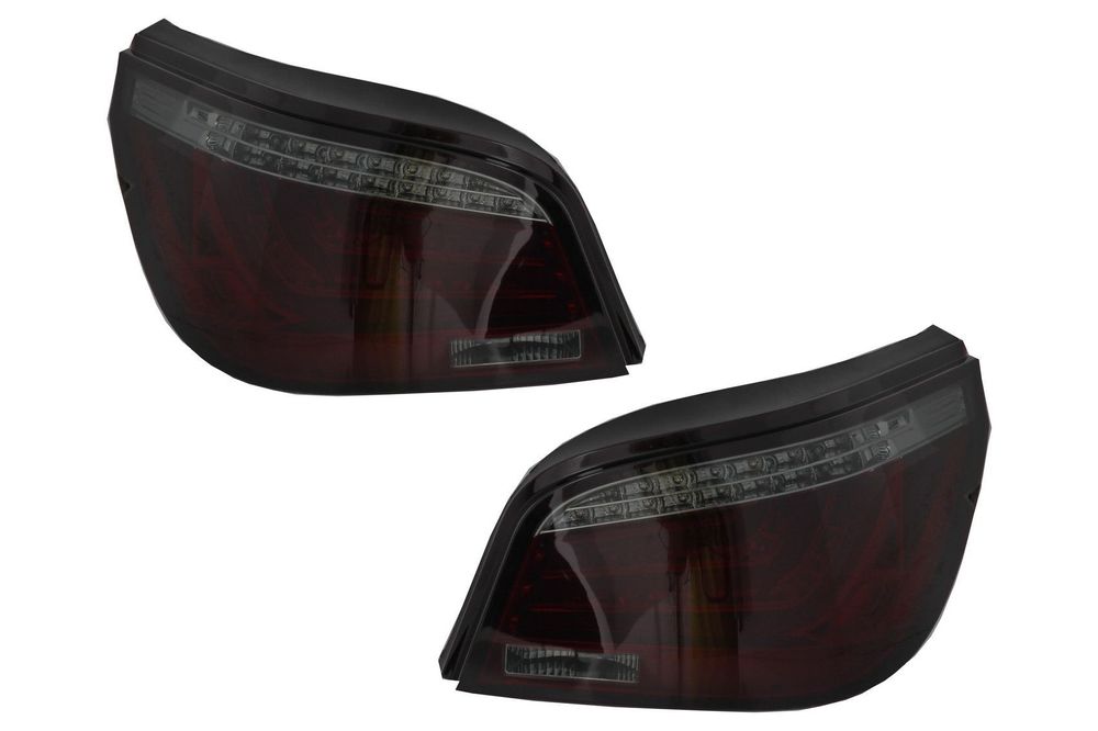Stopuri LED Bar compatibil cu BMW Seria 5 E60 (2003-2007) Rosu Fumuriu