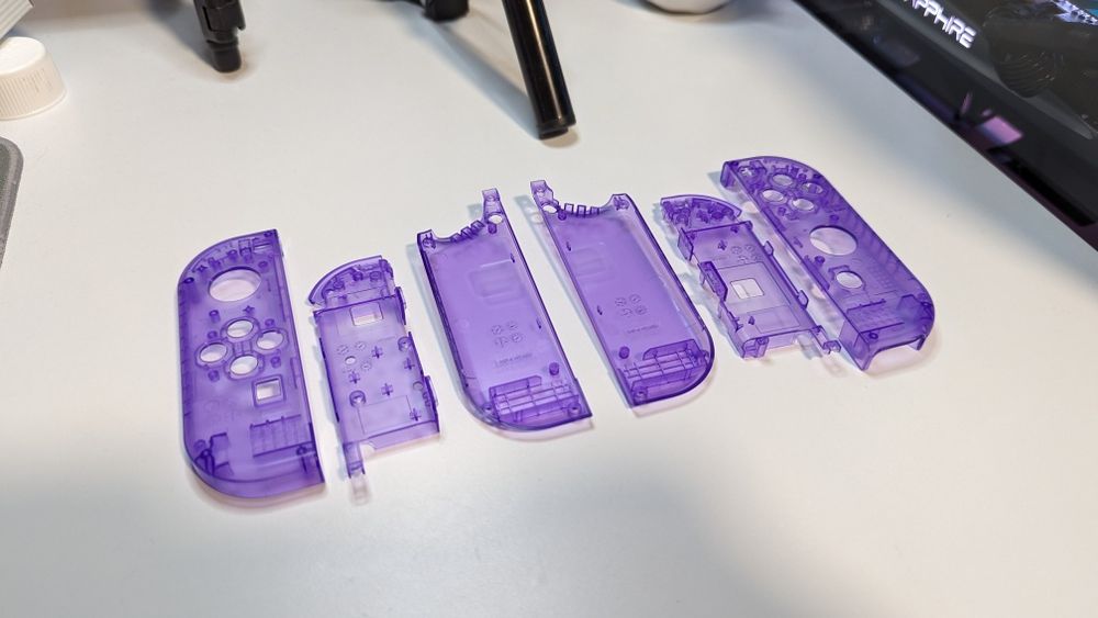 Carcasa Joy con Shell swap replacement mod pentru Nintendo Switch