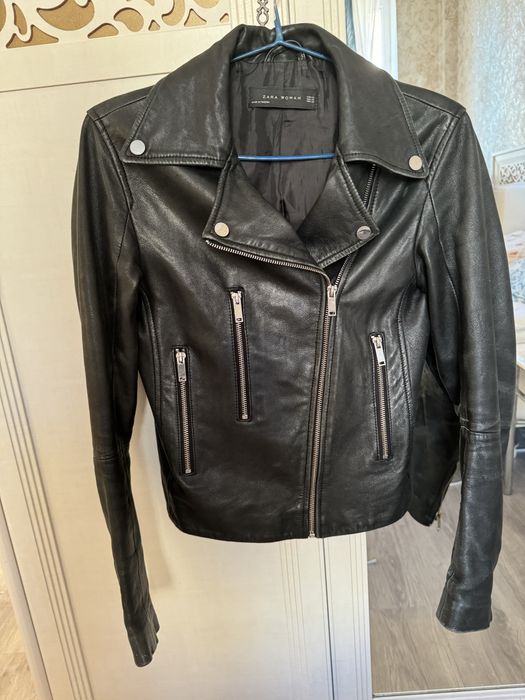 Кожаная куртка Zara
