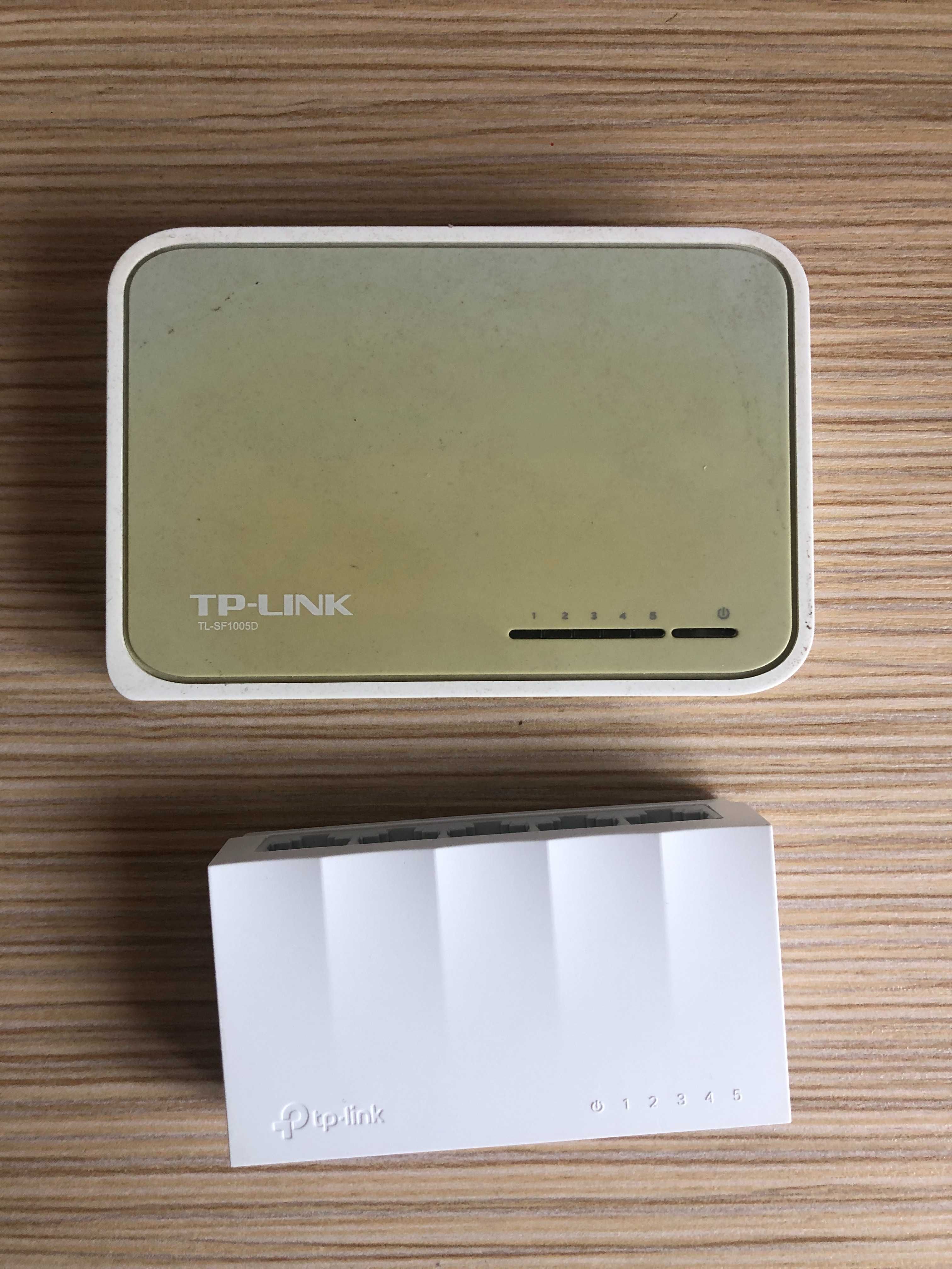 2 броя Суич TP-Link LS1005, 100Mbps, 5x 10/100Mbps