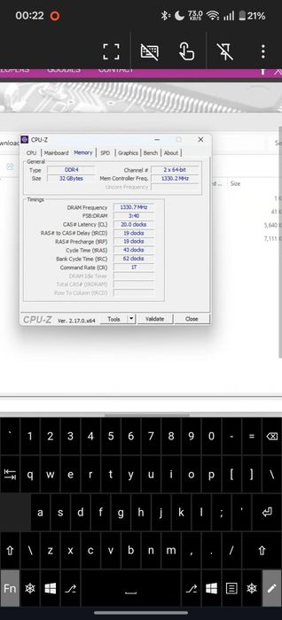 SKhynix 32gb 16x2 DDR4 SODIMM 2666MHz