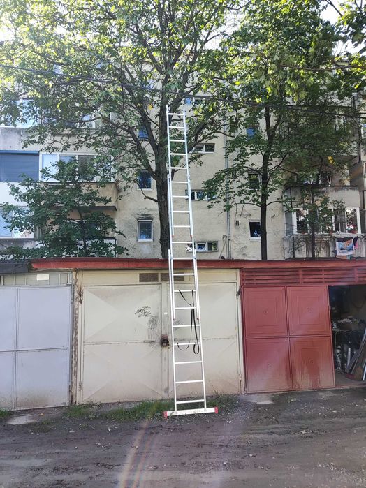 Vind scară aluminiu 3segmente