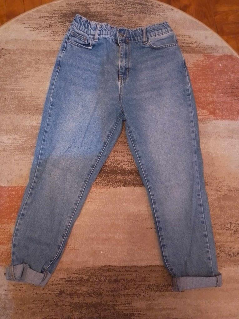 Jeans blugi high waist paperbag mărimea 40-L