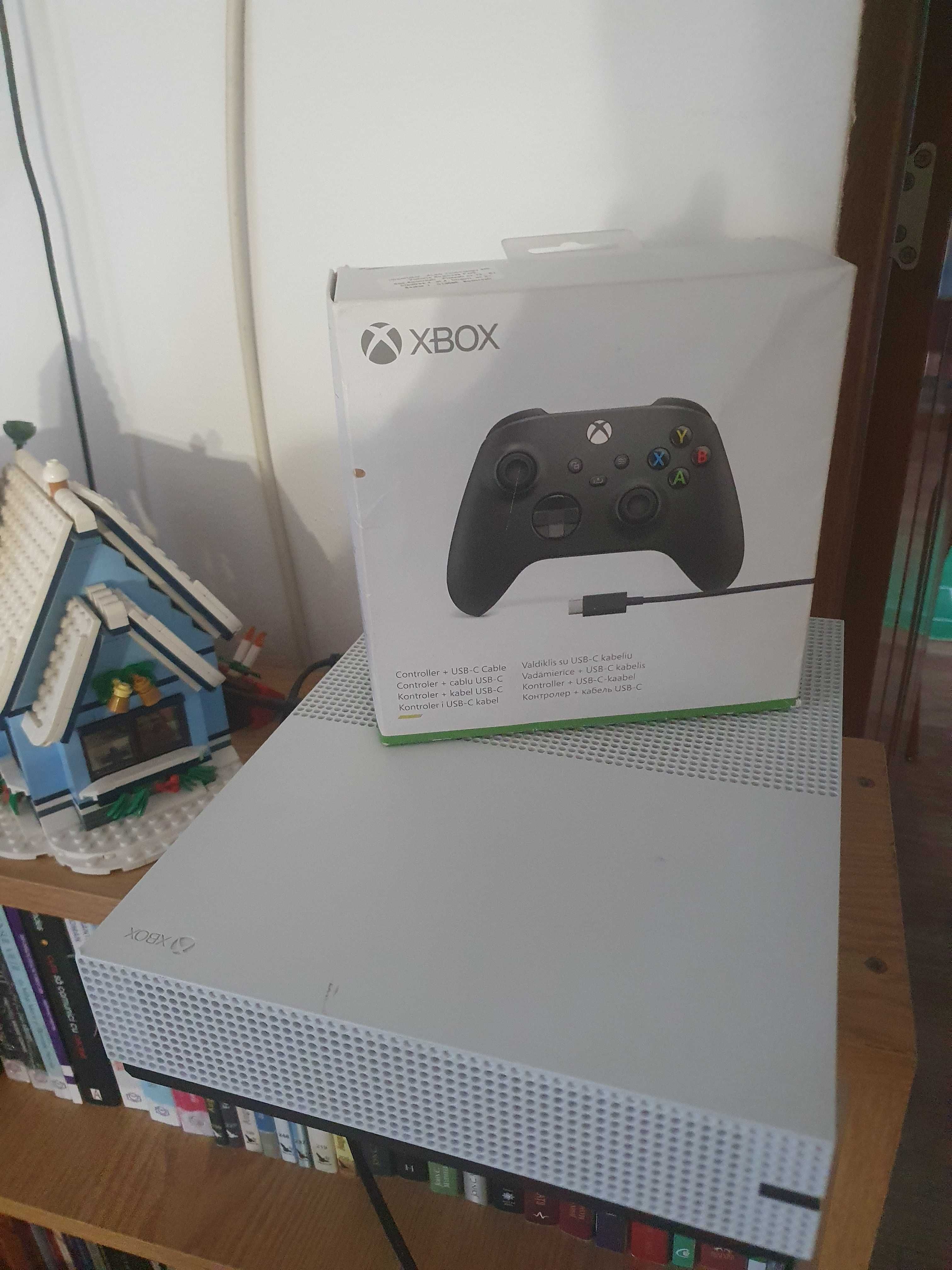 Xbox s + consola + jocuri