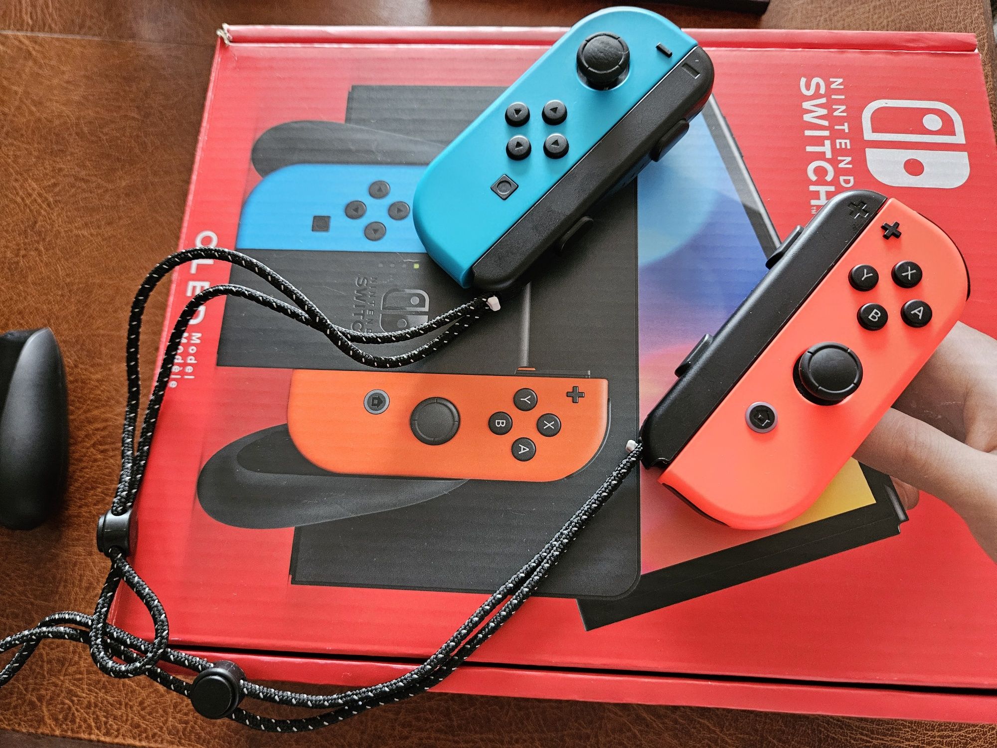 Конзола Nintendo Switch OLED (Neon Blue/ Red Joy - Con)