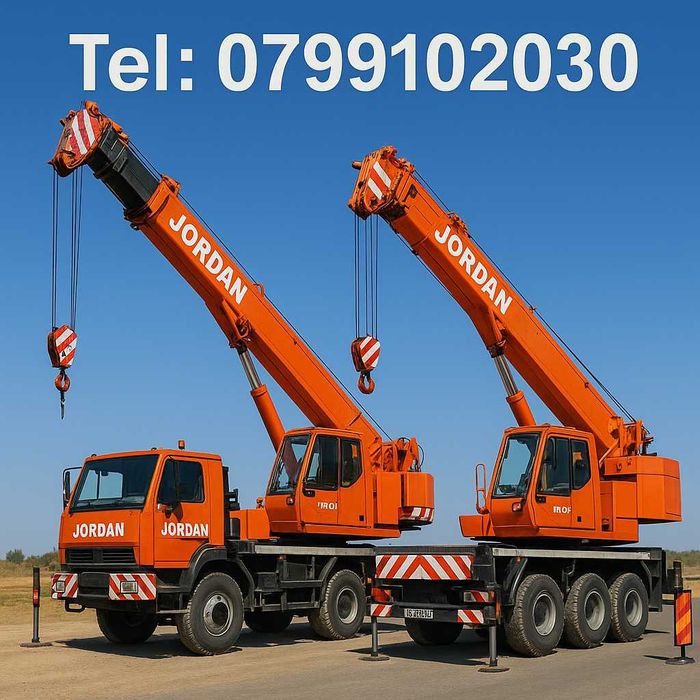 Închiriere macara pentru copaci, fațade și construcții București Ilfov