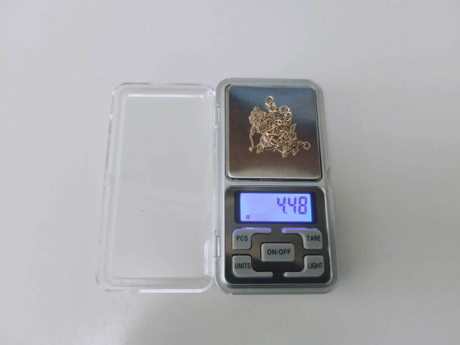 Lant Colier dublu argint 925 placat cu aur