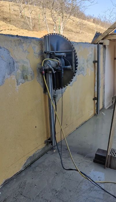 Taiere beton, carotare beton, gauri ventilatie, taiere placa beton