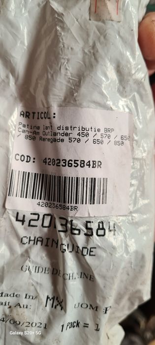 Garnitura chiuloasa+ lant distributie Can am