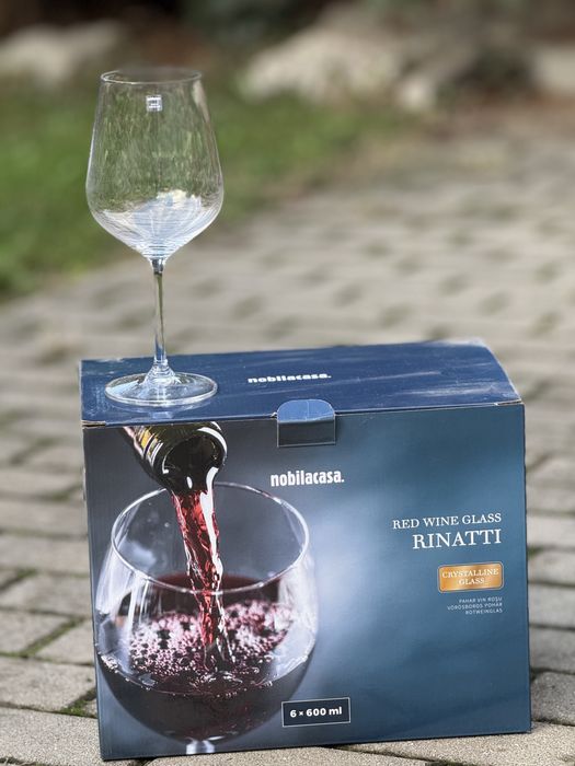 Set pahare vin rosu Nobila Casa Rinatti 600 ml