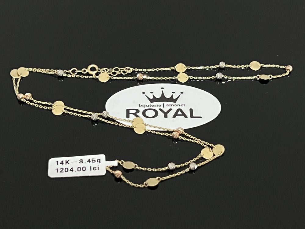 Bijuteria Royal CB : Lant aur 14k 3,45 grame