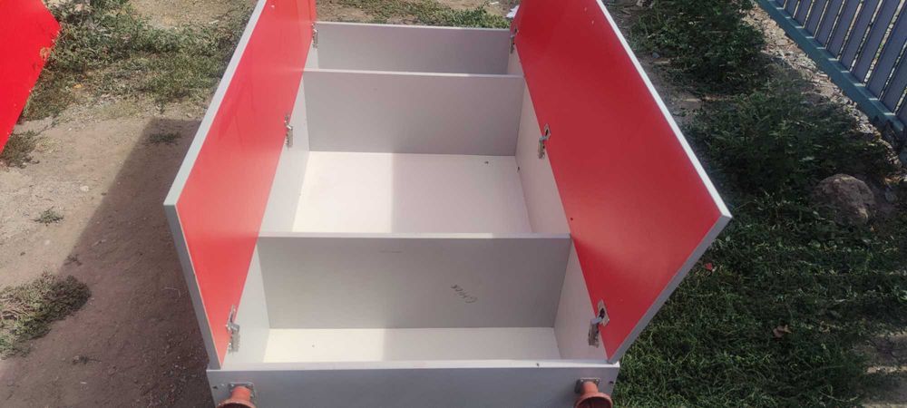 Dulap 170x80x35 cm din PAL, cu rafturi, picioare reglabile